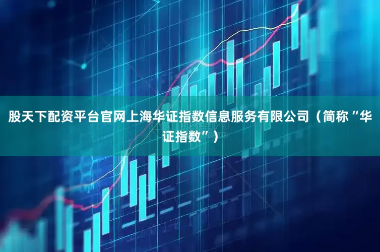 股天下配资平台官网上海华证指数信息服务有限公司（简称“华证指数”）